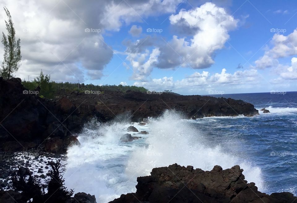 Seascape in Kalapana