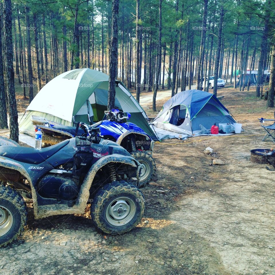 Camping at Carolina Adventure World