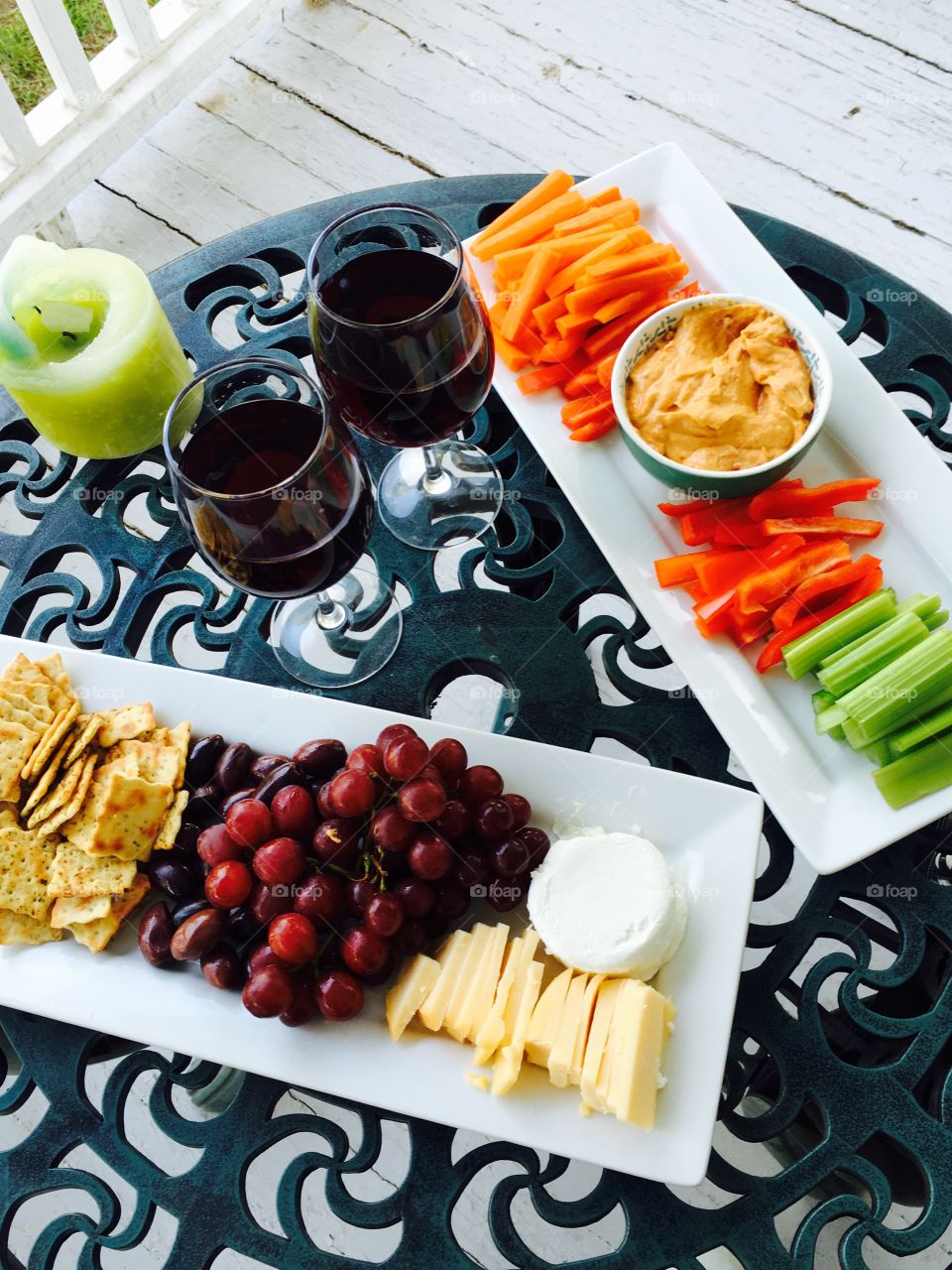 Through together a snack platter party