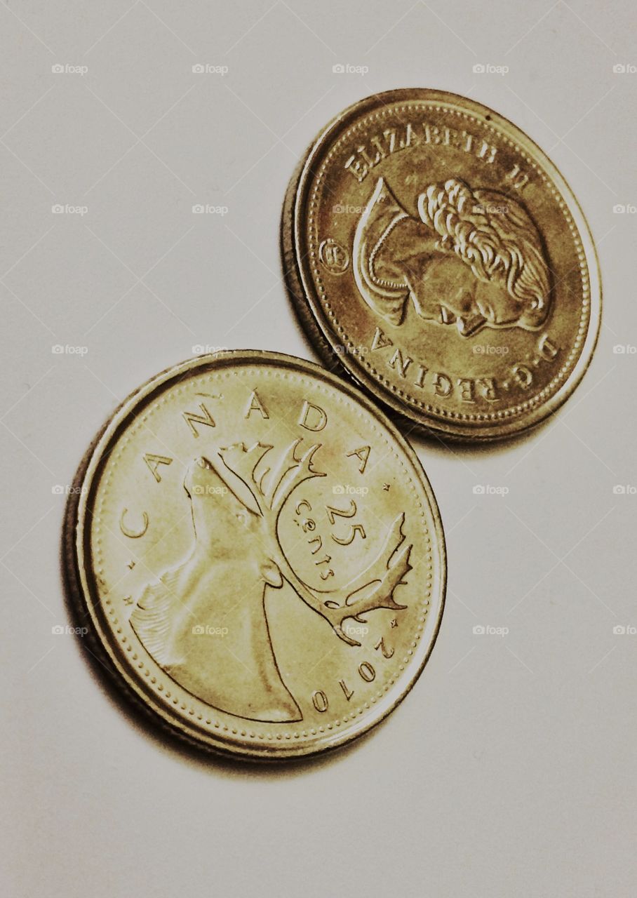 Both sides of 25 cents 