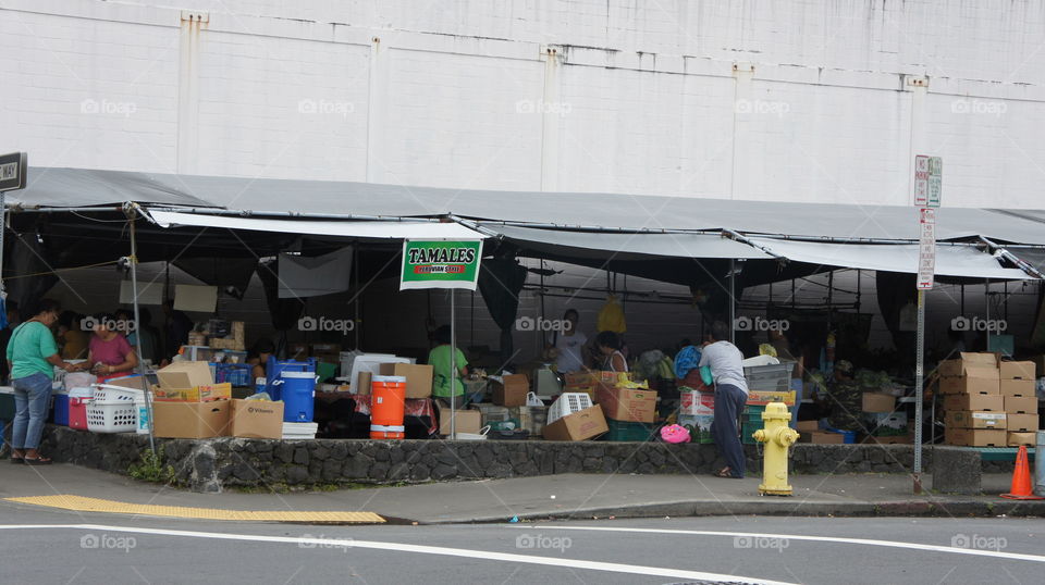 Outdoor market
