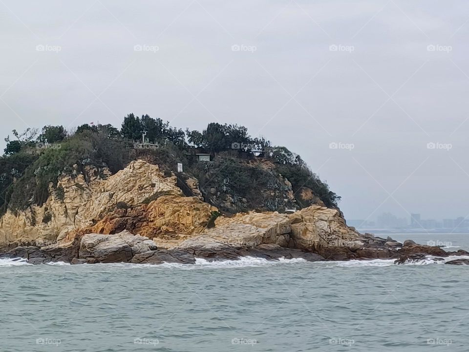 Landscape -- Island in the middle of the sea