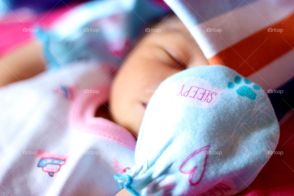 Newborn sleeping, cute newborn