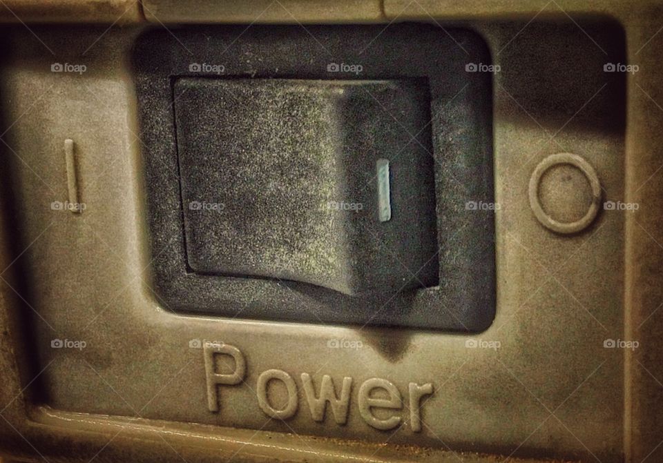 Power switch of my printer.