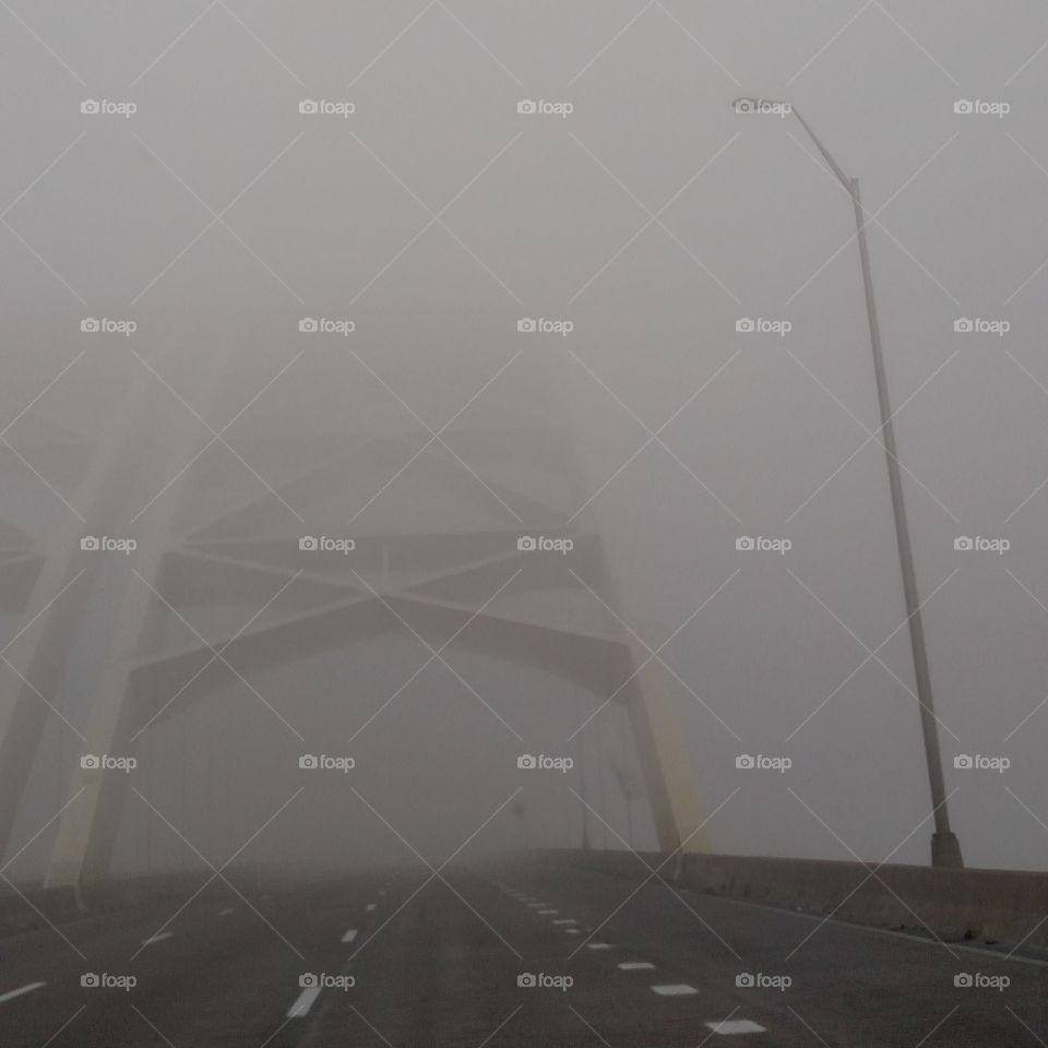 Fog, Storm, Light, Mist, Road