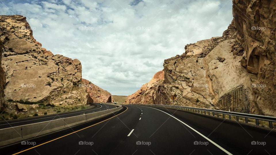 Open Road Ahead. Traveling through Utah