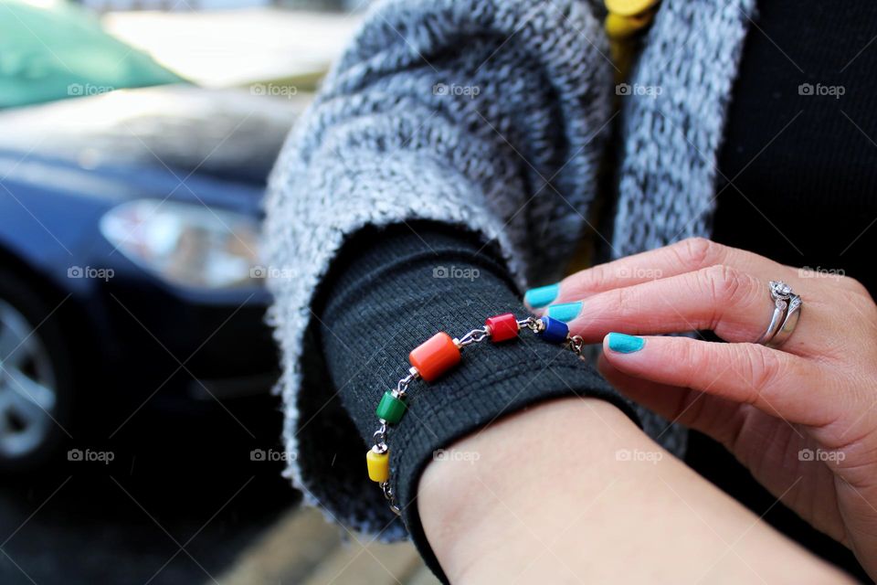 colorful bracelet