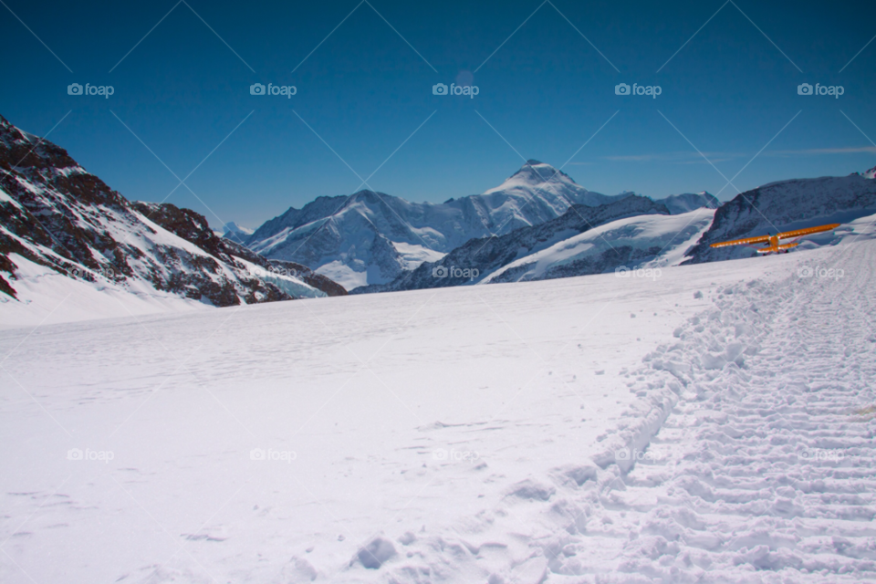 jungfrau snow landscape travel by cmosphotos