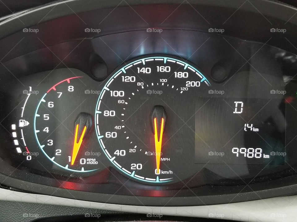 Dashboard Speedometer Odometer