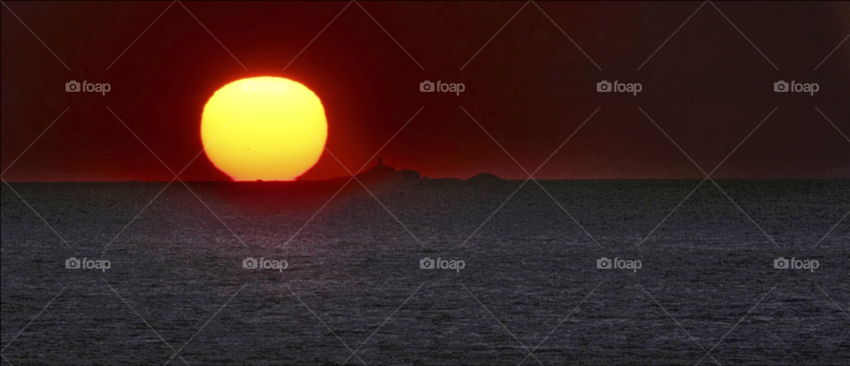 sunset sun sea dawn by jregueira