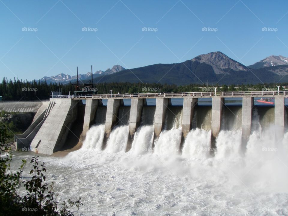 Large dam