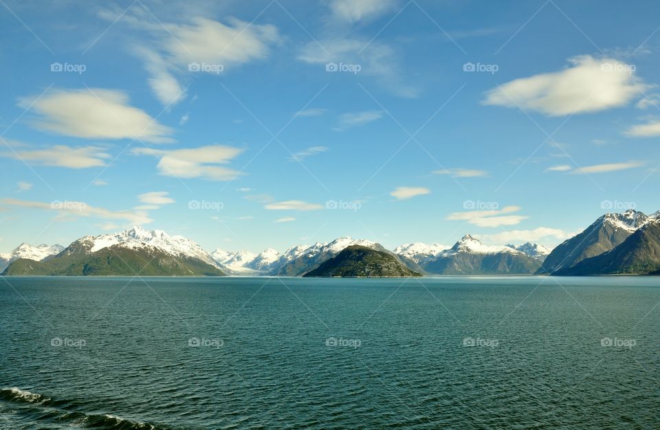 Scenic view of idyllic lake during winter
