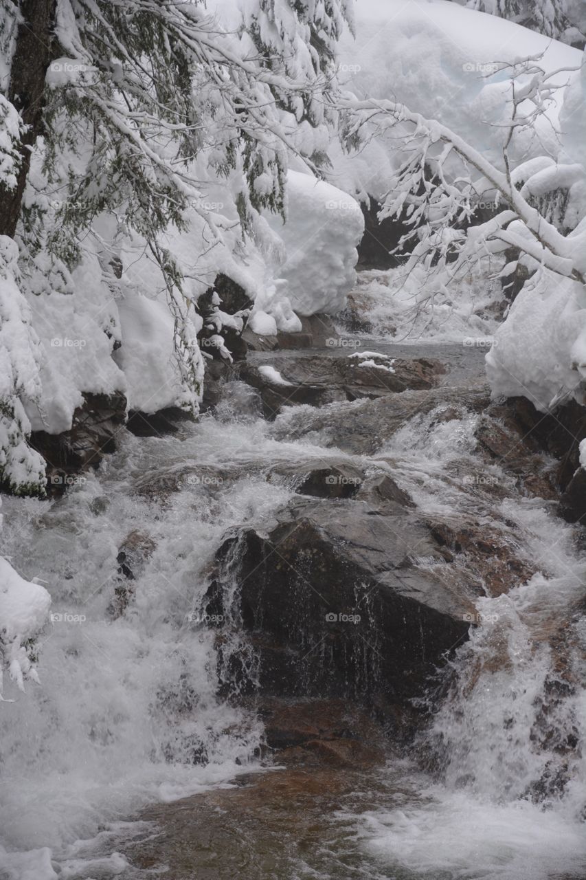 Icy waterfall 