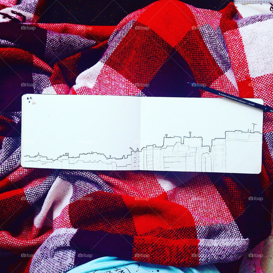 Sketching the city scape 