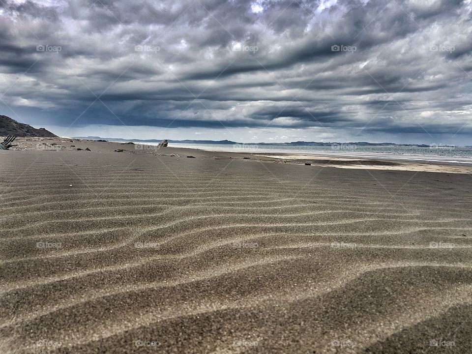 Waves in the sand