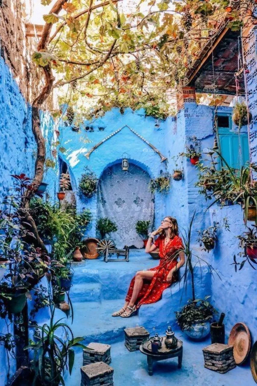 the bleu town morocco