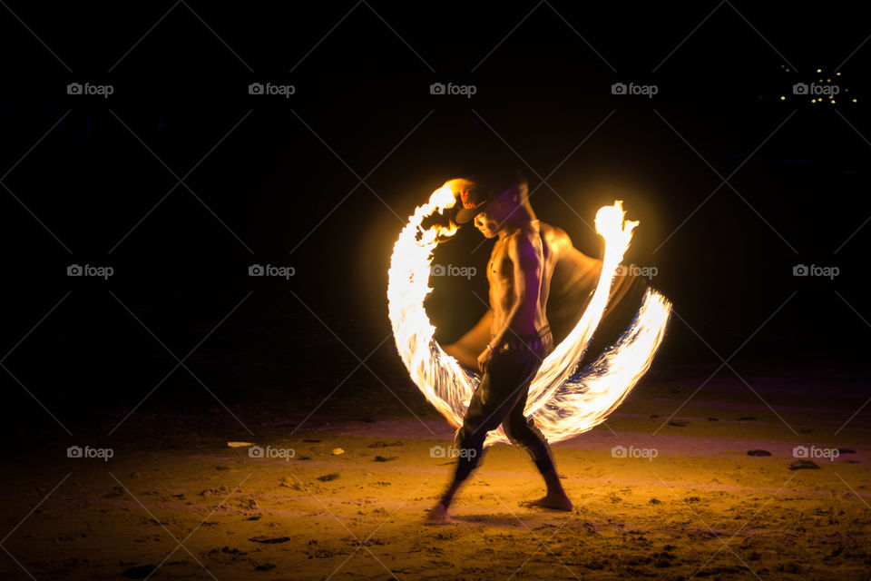 Fire artist - Koh Phi Phi