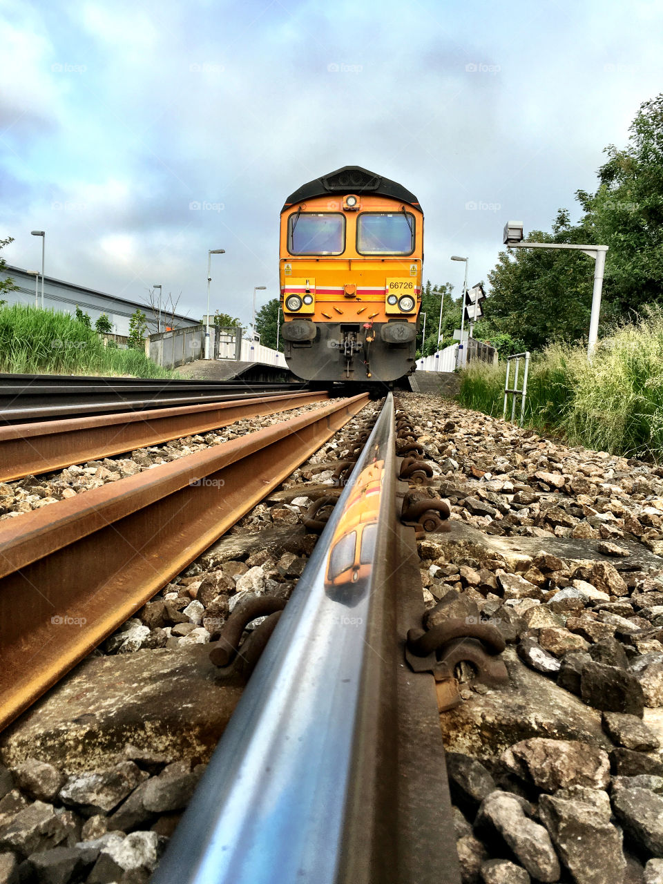 Class 66 Locomotive - UK Rail Freight - Train/Railway 