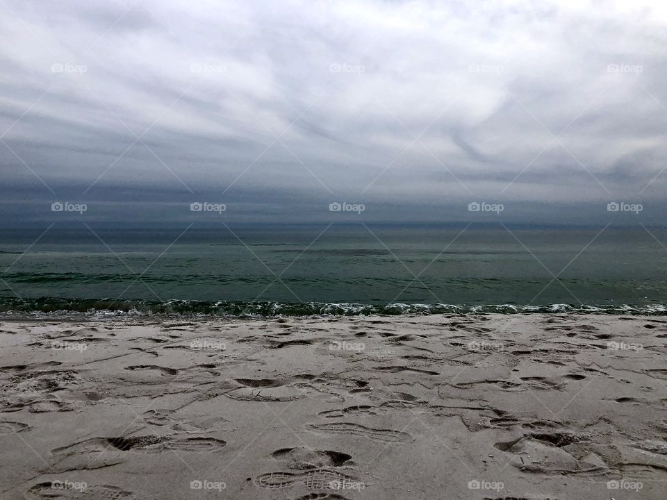 Stormy day at the Gulf of Mexico 