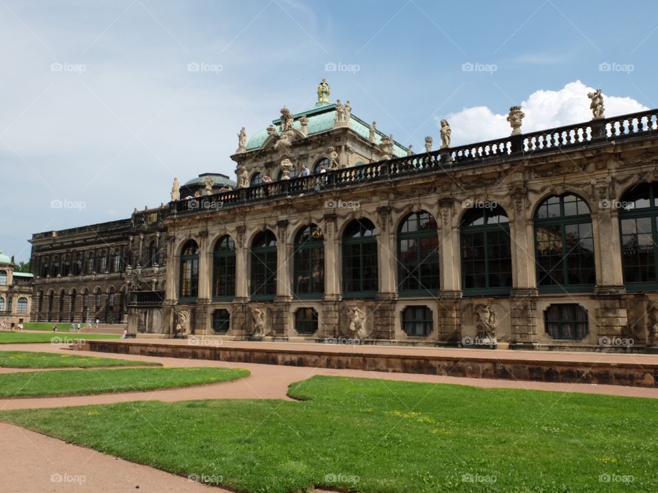 Zwinger. Famous castle in Dresden, Germany.