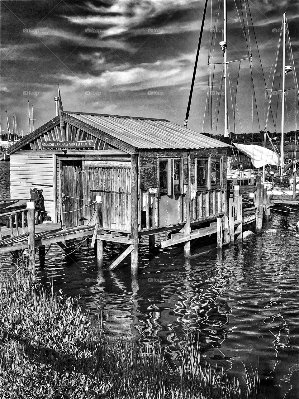 Quaint “English Landing North Dock”