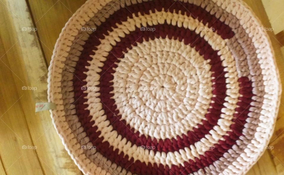 Unique, round stylish handmade cloth rugs -  DIY crafts