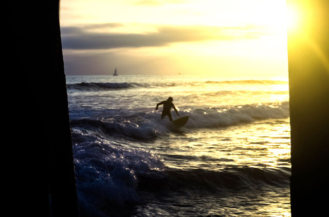 pier surf. Oceanside, ca