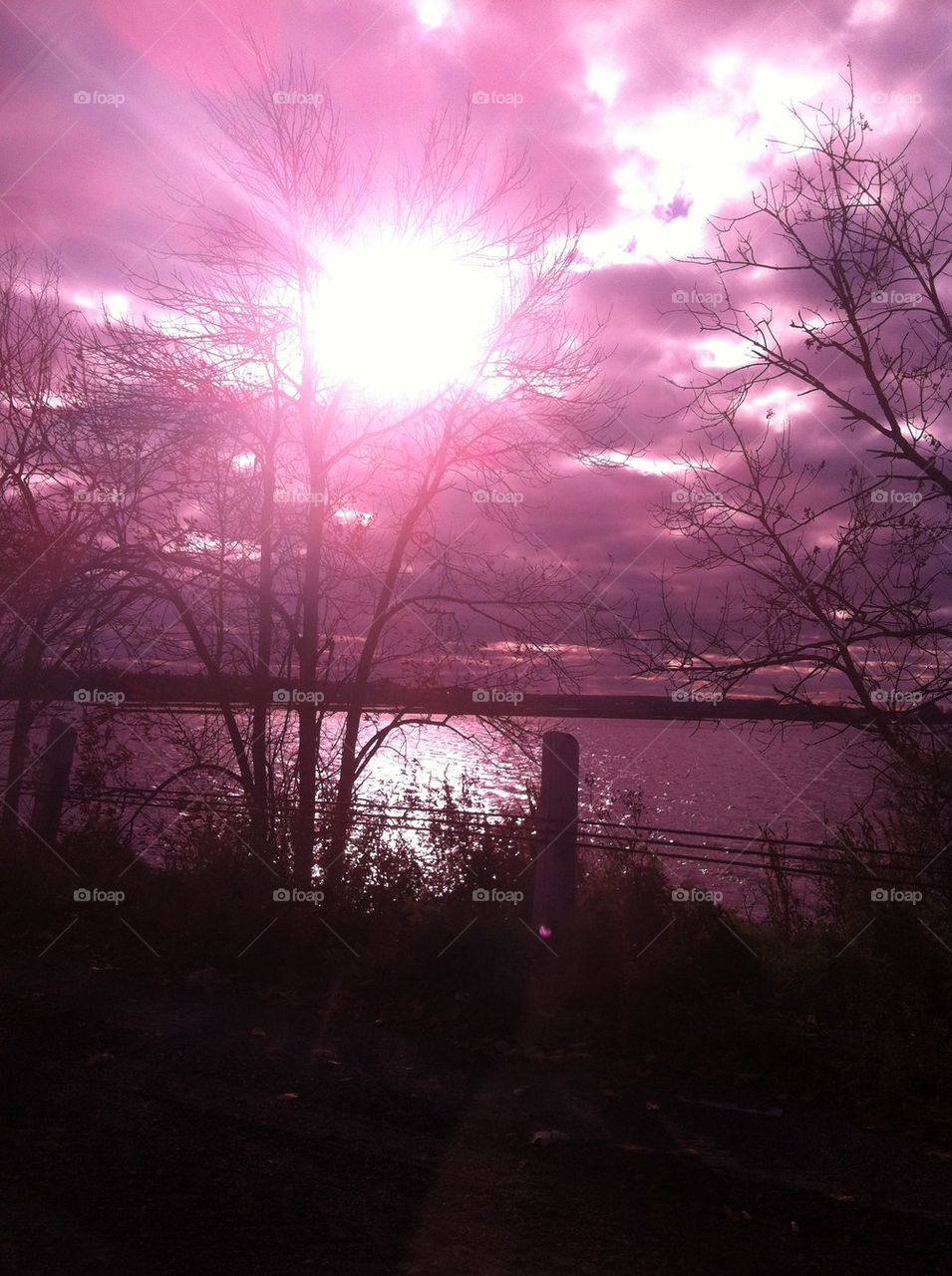 Ottawa River at sunset