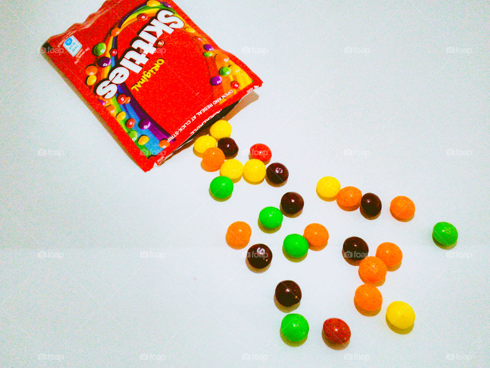 Skitties it's name. All this time, I call it Skittle!! This candy is one of the popular candy in my country.