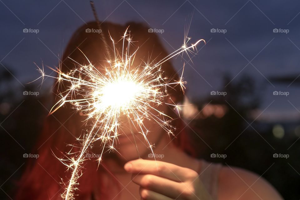 Sparkler fun 