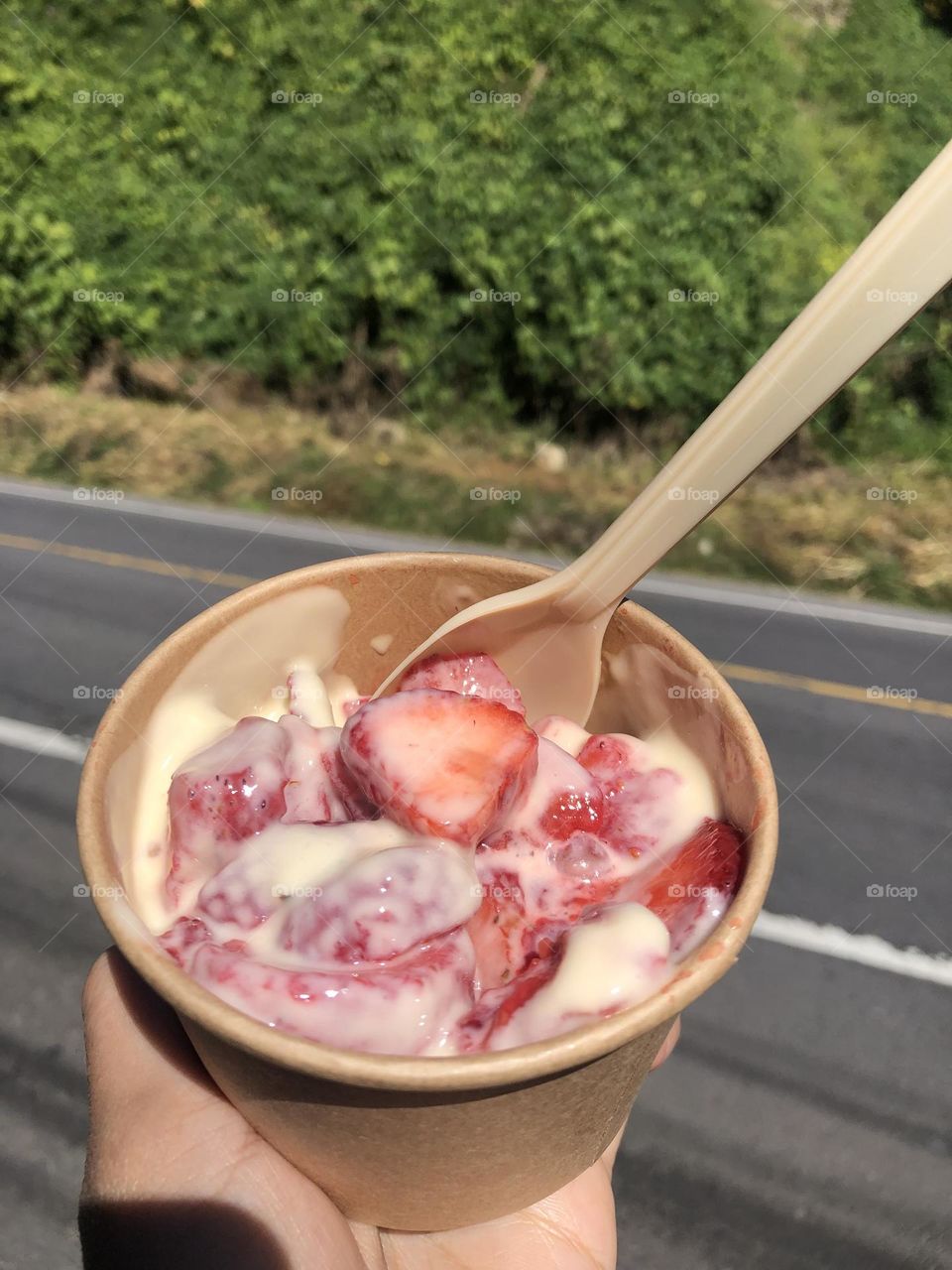 Strawberrys and cream 