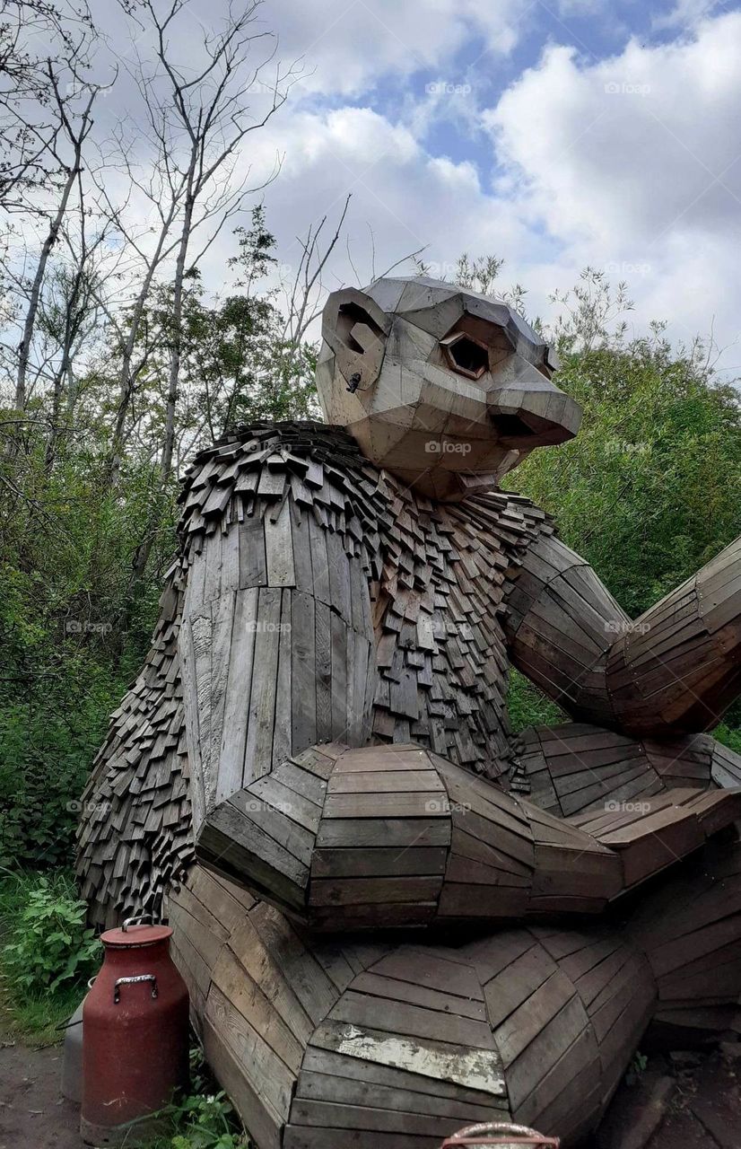 wooden troll - rectangles