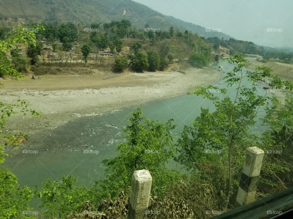 on the way.Natural beauty always makes me motivate. Trishuli river of Nepal.