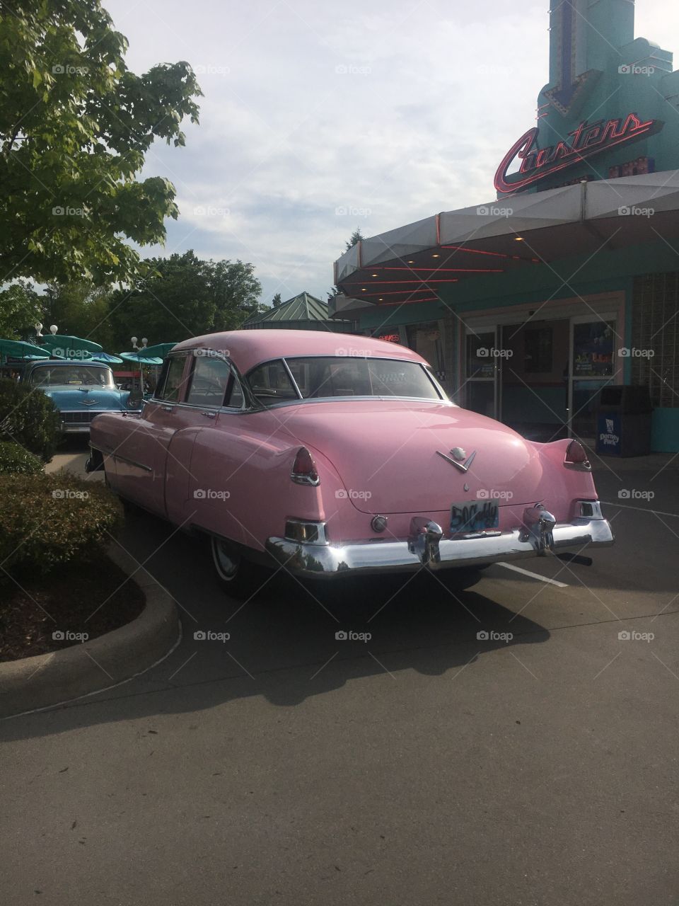 Old Pink Car