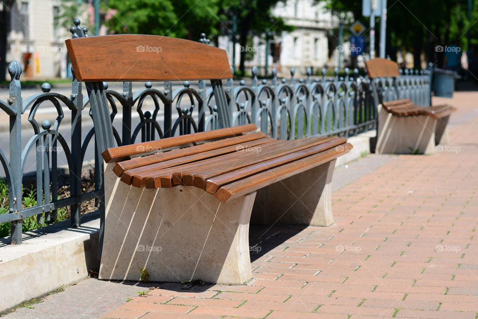 Patk bench in Szeged Hungary