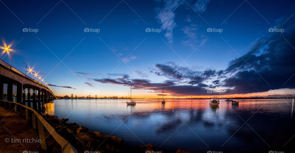 Watching the dawn unfold over Sydney’s Botany Bay