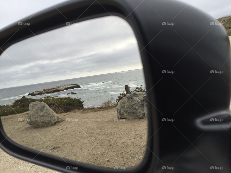 Beach in reflection. Couldn't get enough of the view.