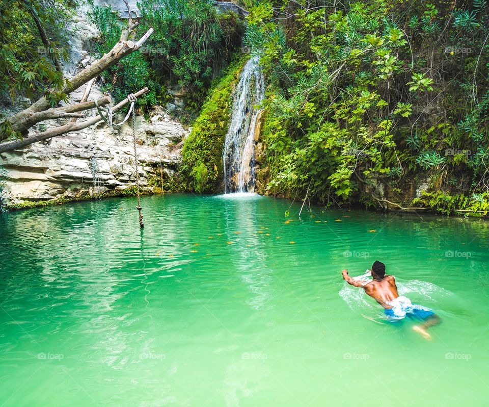 A perfect day for a swim