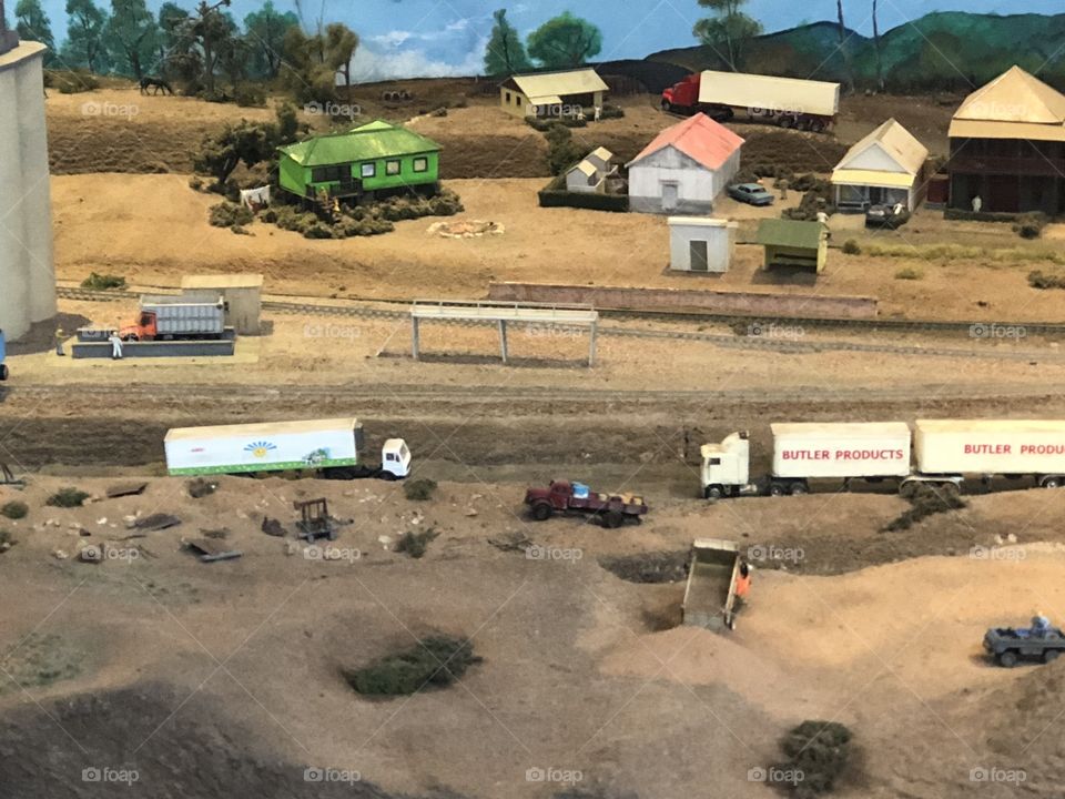 Train museum model train set 