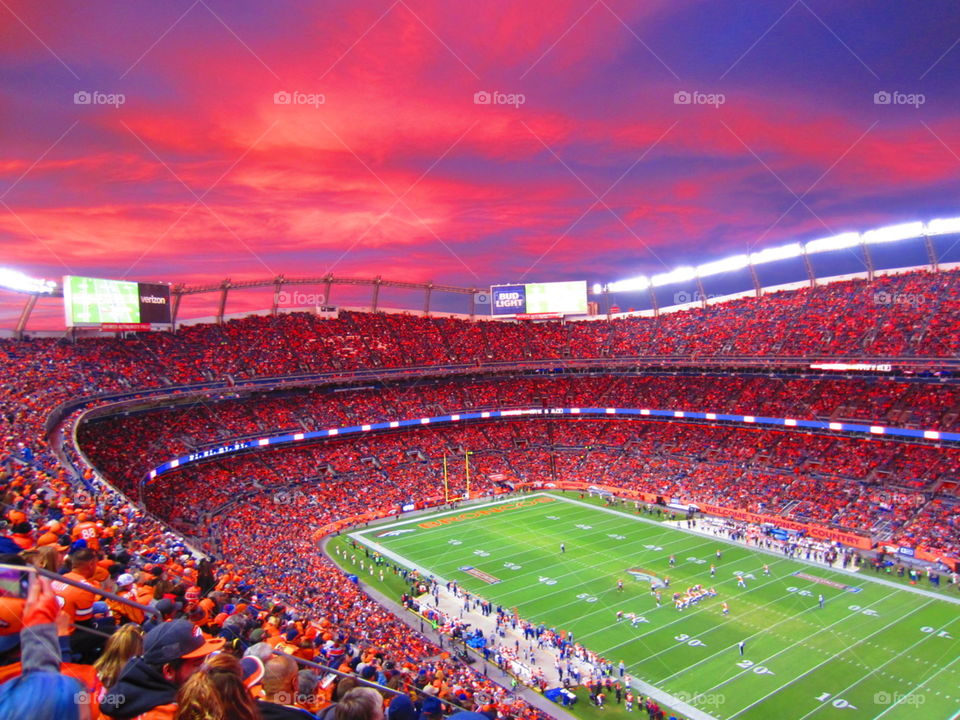 Sunset at Mile High