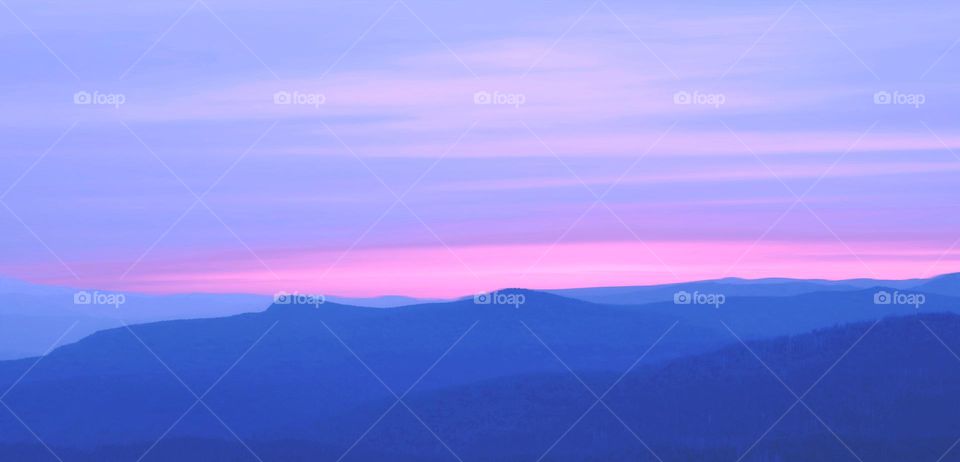 mountains sunrise