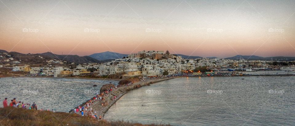 The show is over Naxos Greece