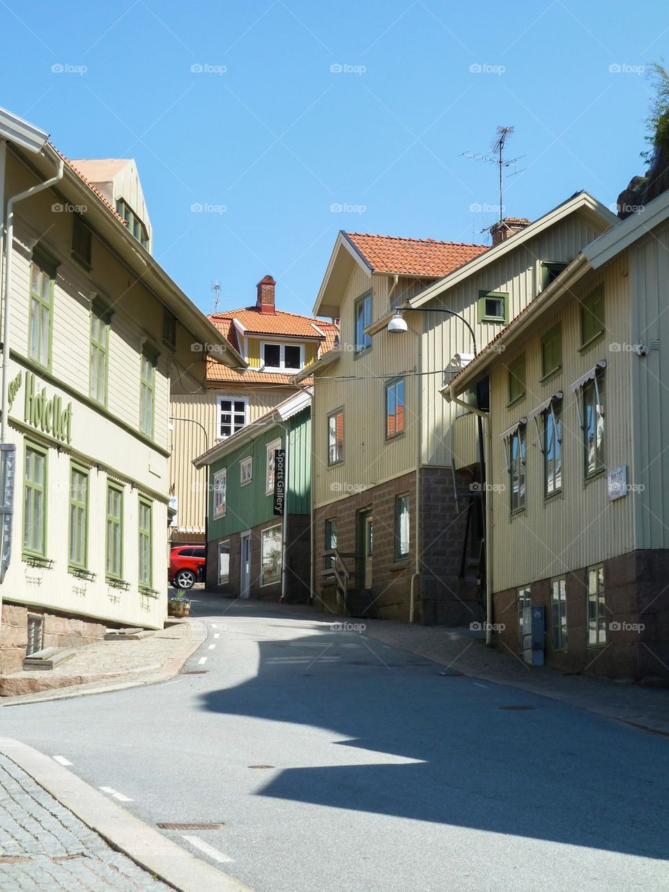 street in Fjällbacka, Sweden