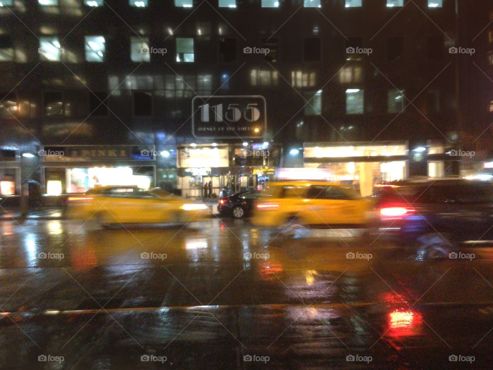 Rain in New York