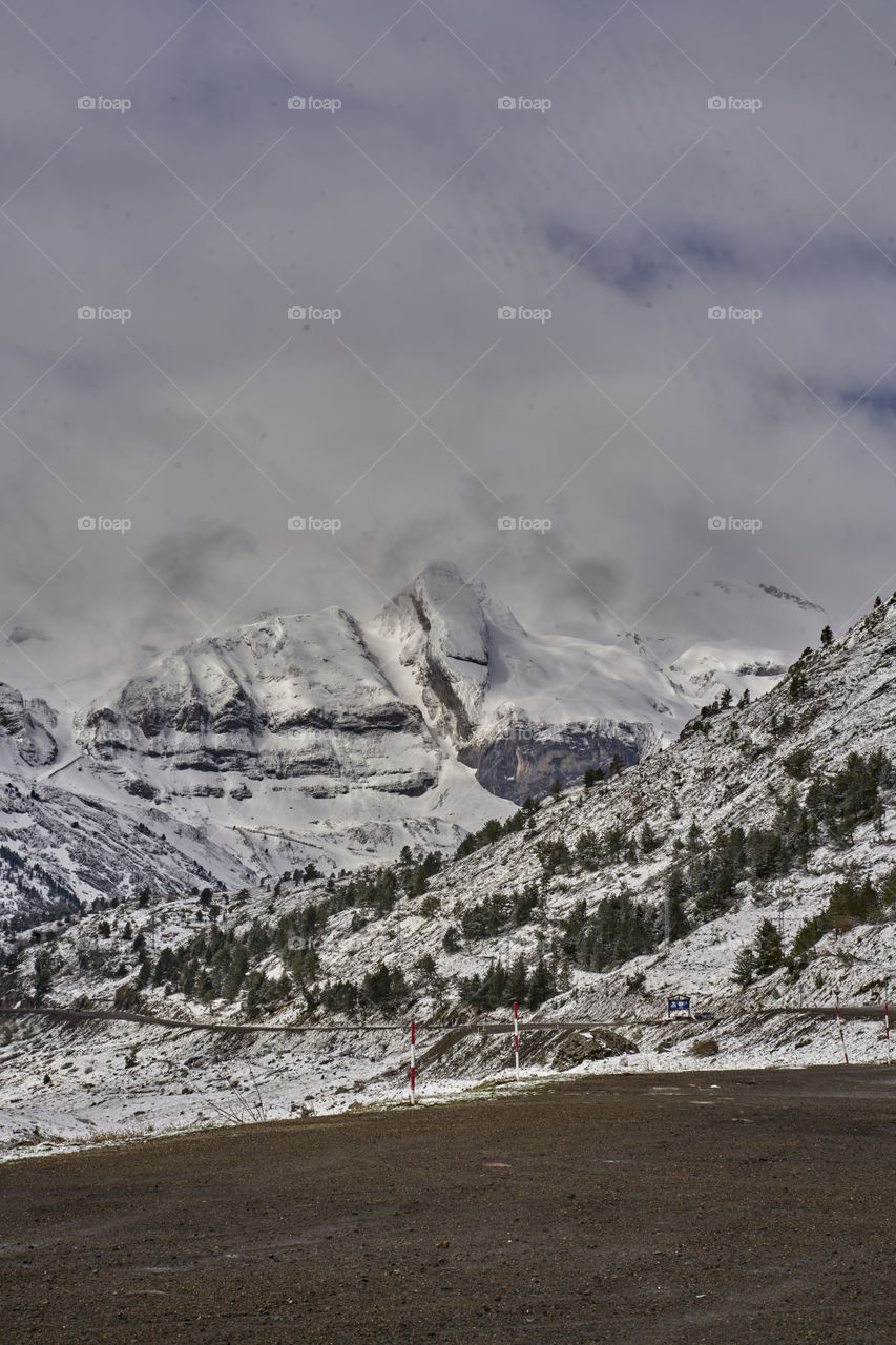 Scenic view in winter