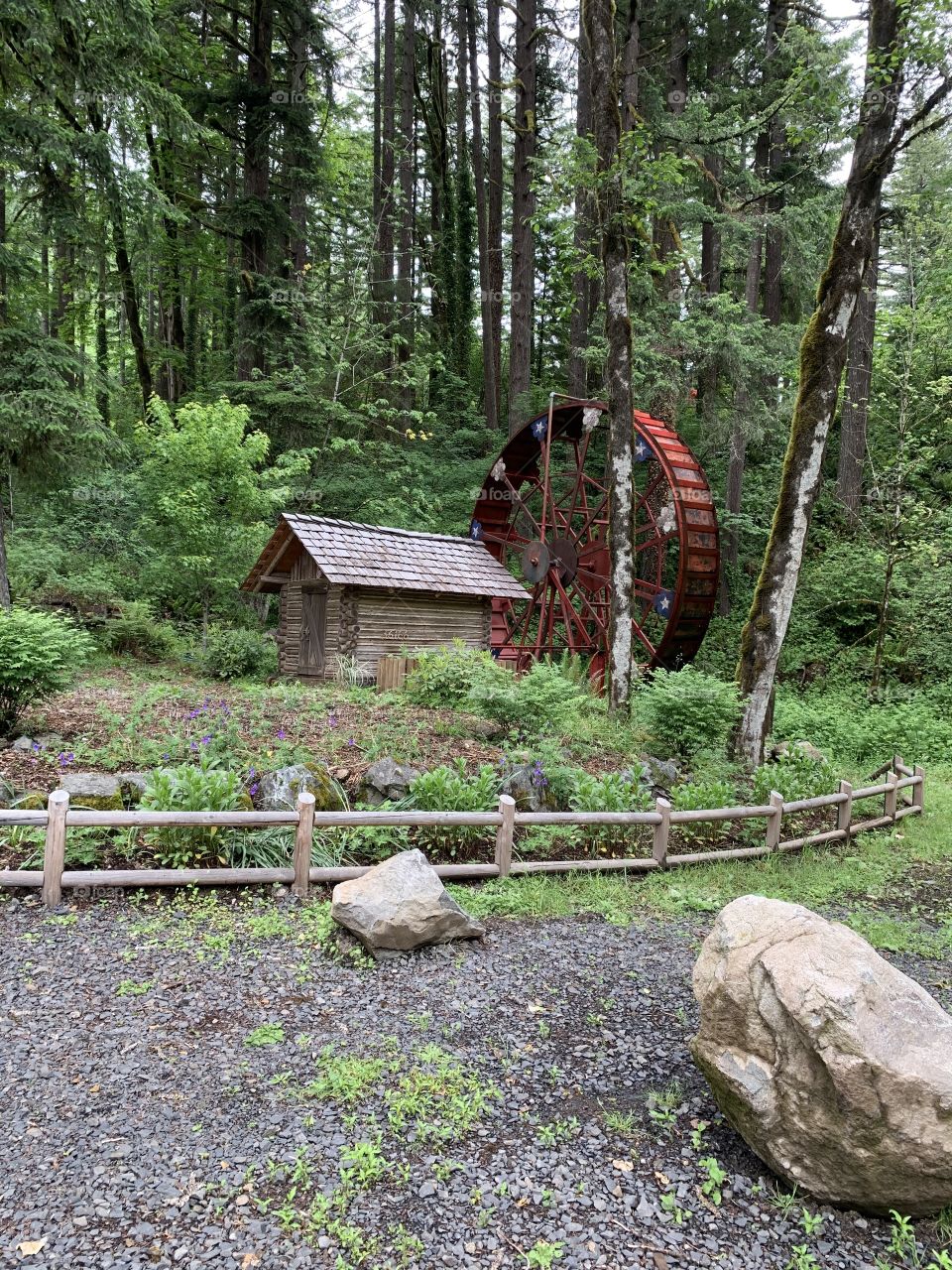 This little park was off the main road to the lake but the fire destroyed it🥲 glad I took this. 