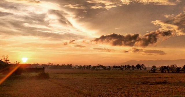 24 Pemandangan Alam Sore Hari Kumpulan Gambar Pemandangan