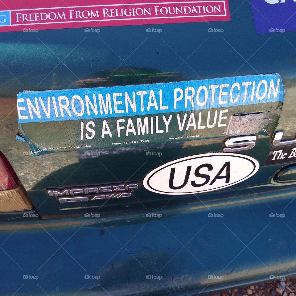 Environmental Protection Sticker