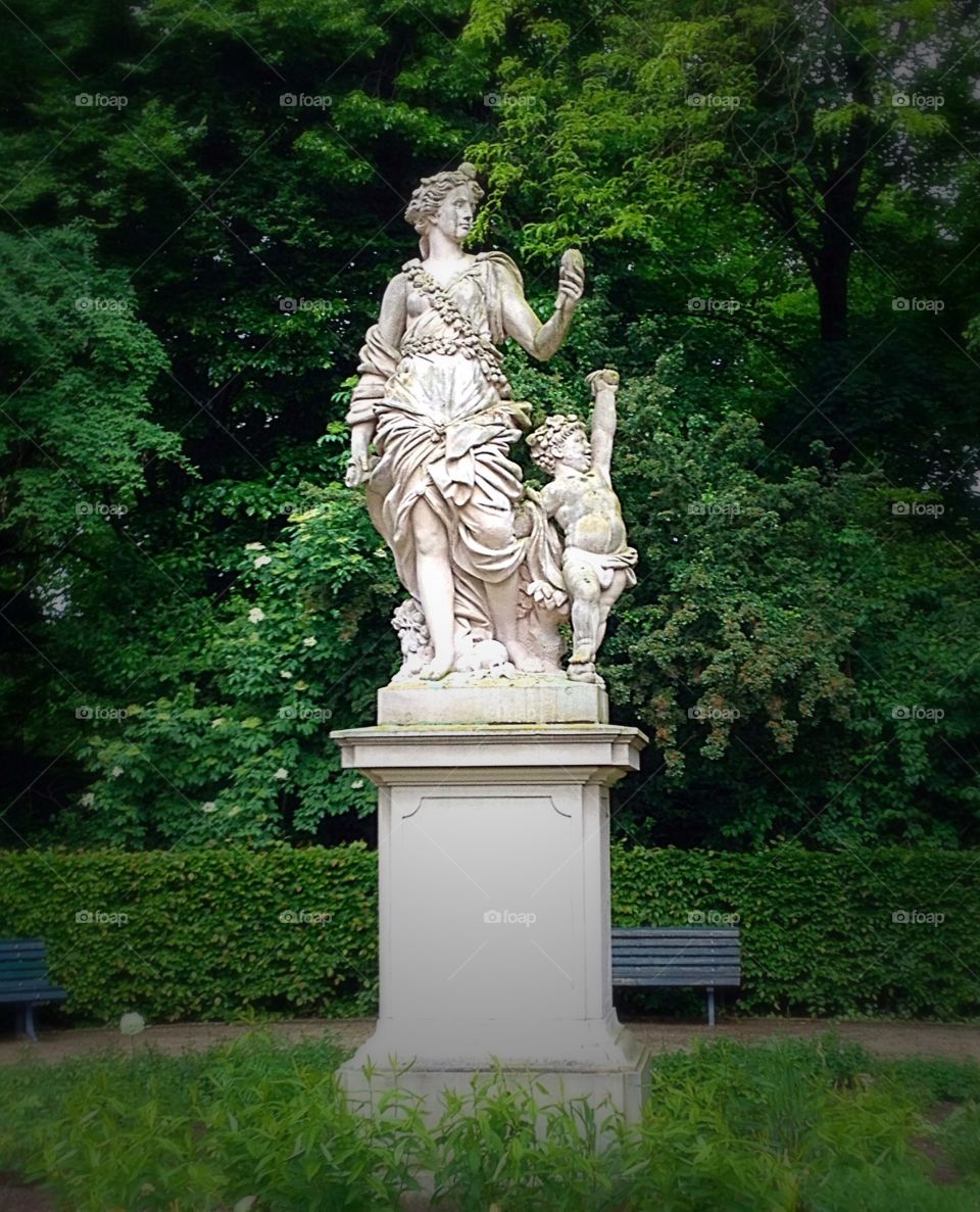 A statue in Berlin. Berlin, Germany. May, 2014. Study abroad.