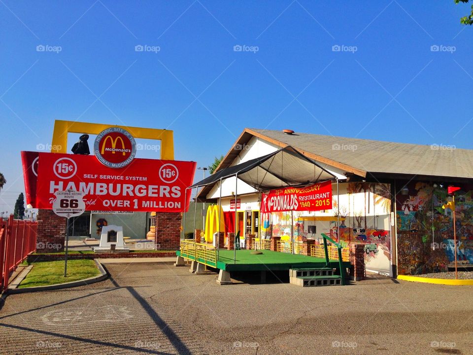 The oldest McDonald . The oldest McDonald at San Bernardino 